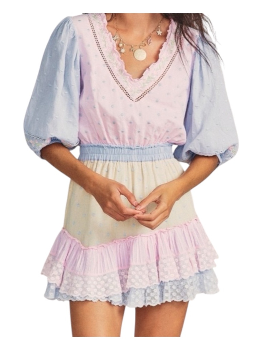 LoveShackFancy LSF Adley Mini Dress P